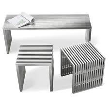 Bàn salon inox - BI002