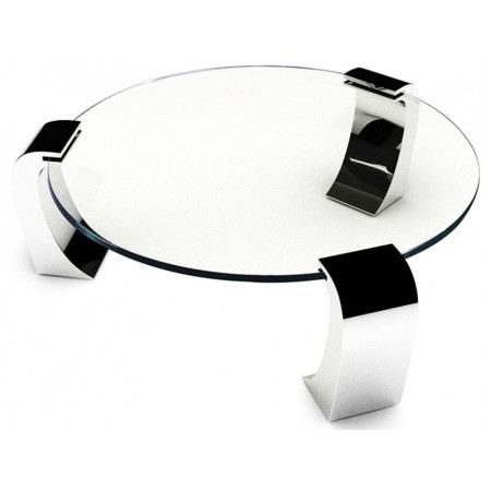 Bàn salon tròn inox - BI017