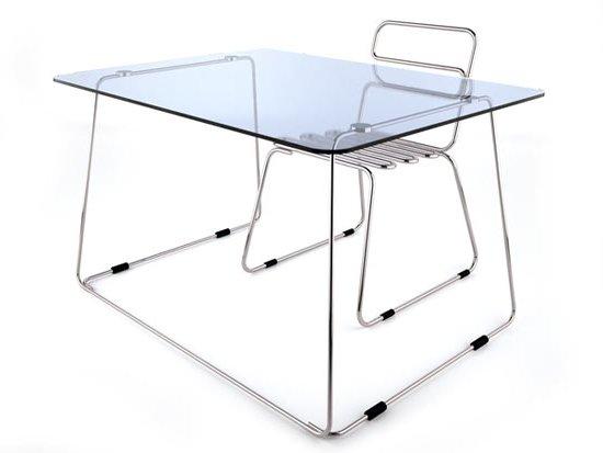 Bộ bàn ghế cách điệu cao cấp inox 304