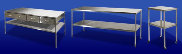 BÀN THAO TÁC Y TẾ - BÀN INOX 122