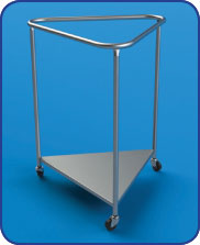 XE ĐẨY Y TẾ - XE ĐẨY INOX 011