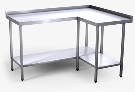 Bàn thao tác góc, 2 tầng công nghiệp