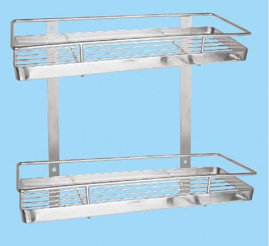 Kệ gia vị 2 tầng, có đế treo 