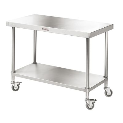 Bàn thao tác 2 tầng, có bánh xe