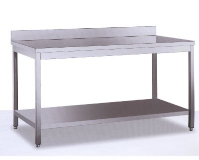 Bàn thao tác 2 tầng có vách chắn